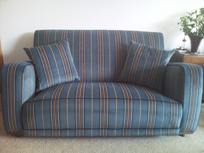 sofa fully re upholstered all springs repaired or replaced, new <a href=