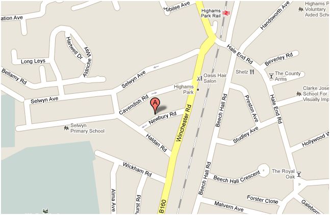 Roll over to zoom out of map of london